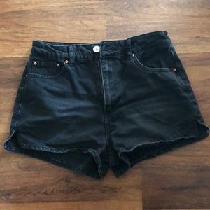 Black High Waisted Shorts